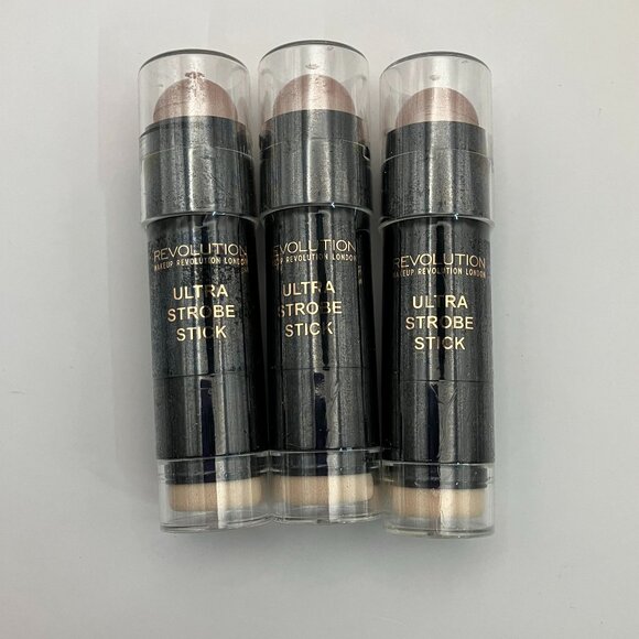 Makeup Revolution Ultra Strobe Stick Peach Lightening 0.2 LBS Pack of 3 Pieces - Picture 1 of 5